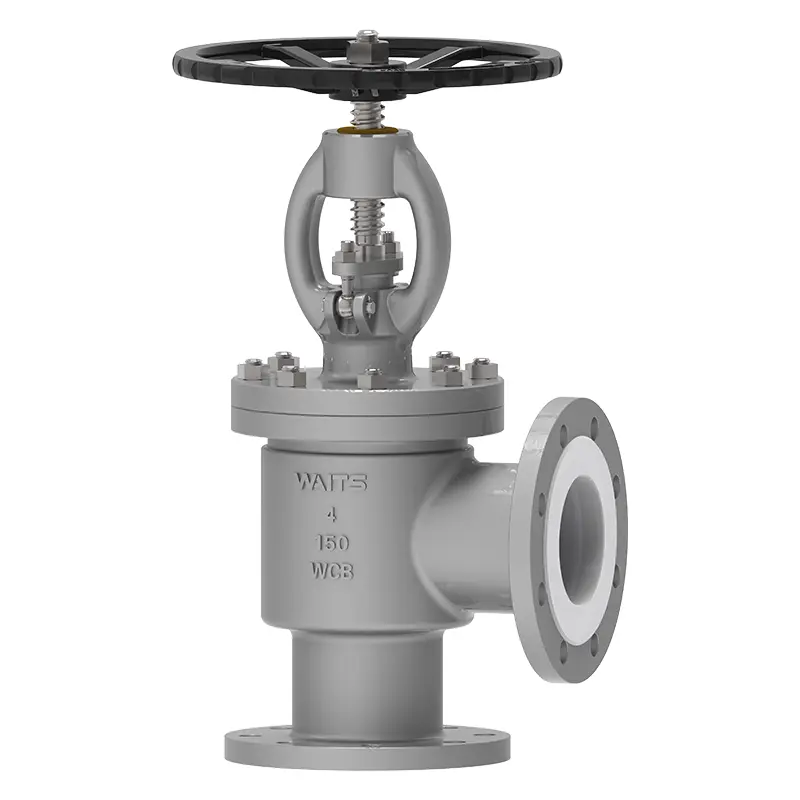 Ptfe लाइन एंगल ग्लोब वाल्व ‌‌